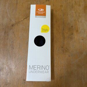 NEW icebreaker Bodyfit Merino Women M Siren Hipkini Panty Black 150 All Season